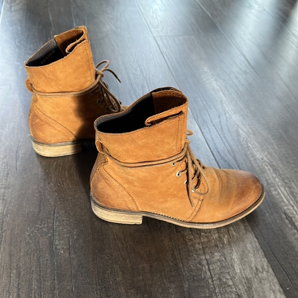 Hibou Frocata brown lace up boots size 36 - Picture 5 of 11